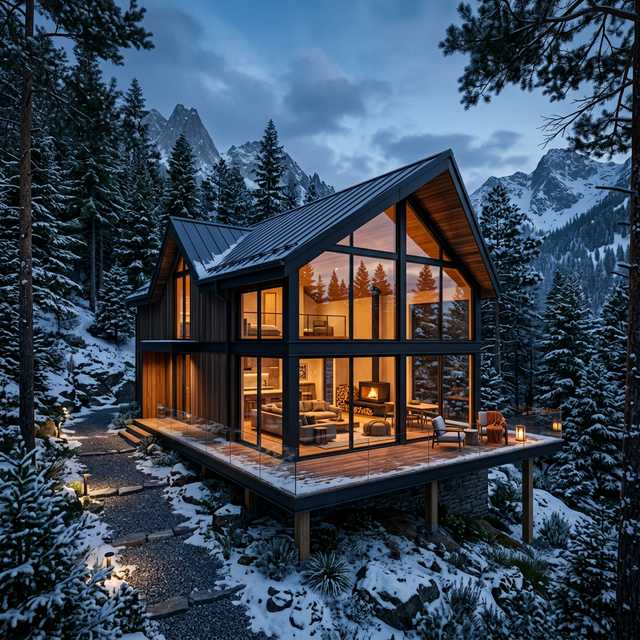 Modern Mountain Retreat in Lumby, BC